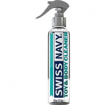 Очищающий спрей SWISS NAVY TOY & BODY Cleaner для игрушек и тела 177 мл. Очищающий спрей SWISS NAVY TOY & BODY Cleaner для игрушек и тела 177 мл.